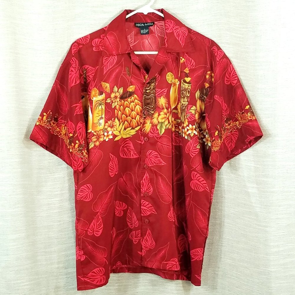OSCAR MISA Hawaiian Shirt S